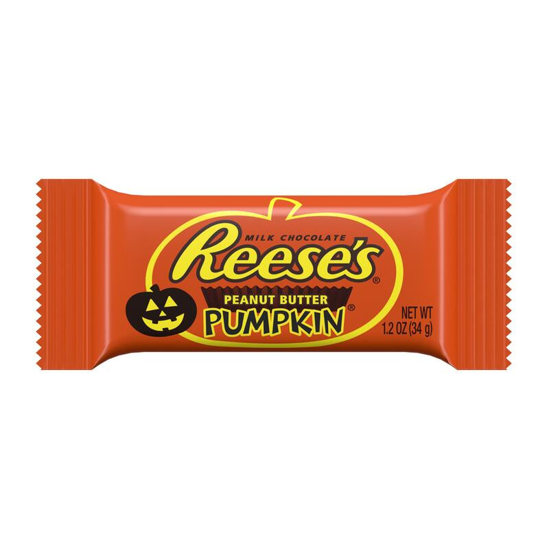 HERSHEY'S - Hershey's Reese's Pumpkin Chocolate/Peanut Butter Candy Bar 1.2 oz - Case of 36