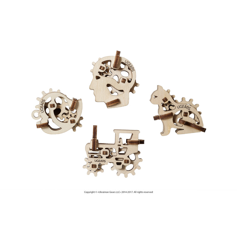 UGEARS - UGears U-Fidget 3D Puzzle Model Natural [UTG0026]
