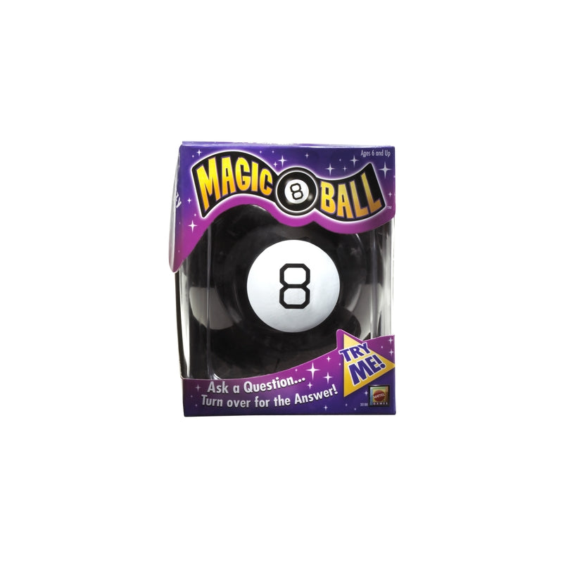 MATTEL - Mattel Magic 8 Ball Plastic Black/White