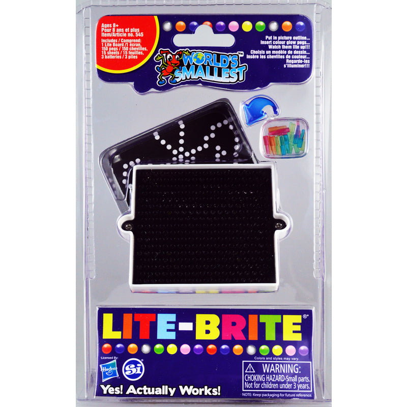 SUPER IMPULSE - Super Impulse Worlds Smallest Lite Brite Plastic Multicolored 166 pc