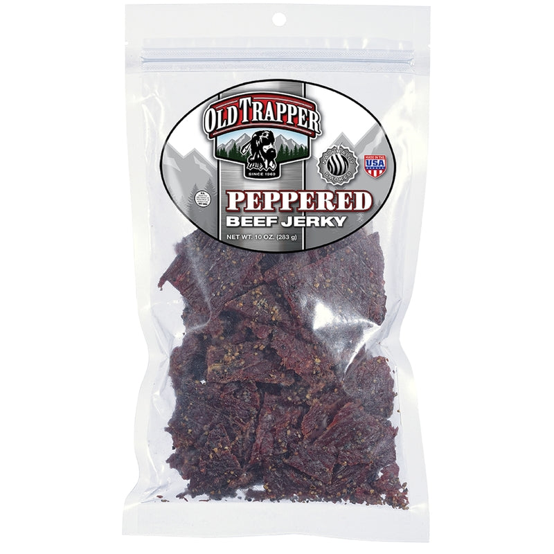 OLD TRAPPER - Old Trapper Peppered Beef Jerky 10 oz Bagged