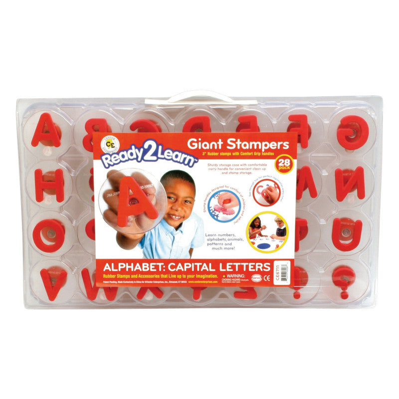 READY 2 LEARN - Giant Stampers - Uppercase Letters - Set of 28