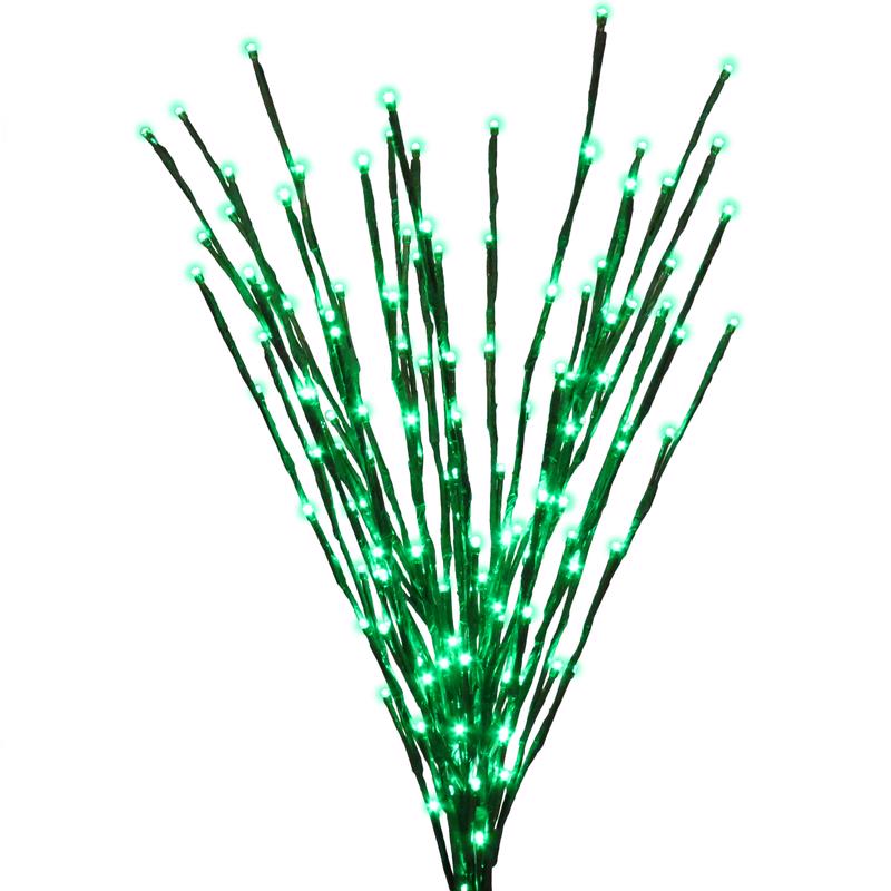 CELEBRATIONS - Celebrations Platinum LED Green Light Burst 32 in. Yard Decor