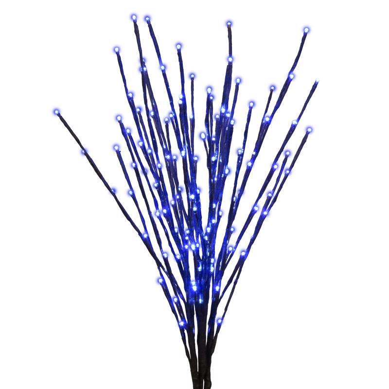 CELEBRATIONS - Celebrations Platinum LED Blue Light Burst 32 in. Yard Decor