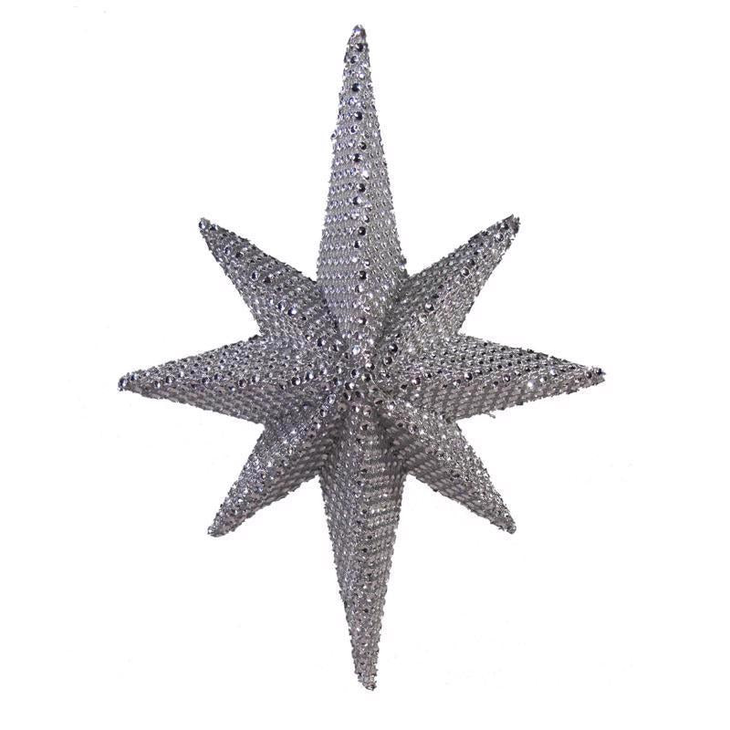 CELEBRATIONS - Celebrations Silver Star of Bethlehem Tree Topper