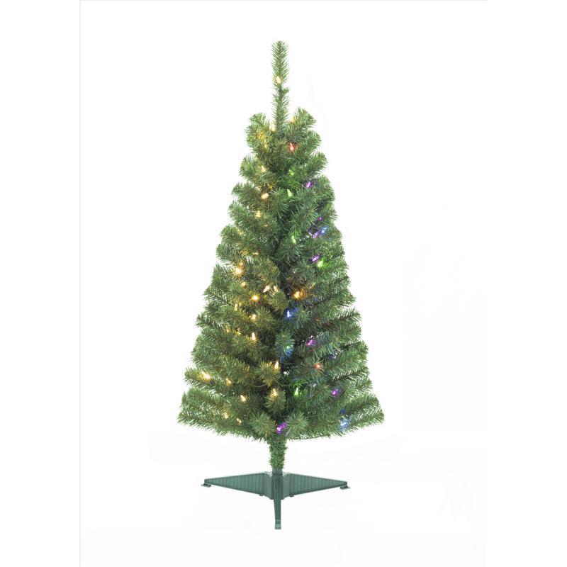 CELEBRATIONS - Celebrations 4 ft. Full LED 70 lights Color Changing Christmas Tree