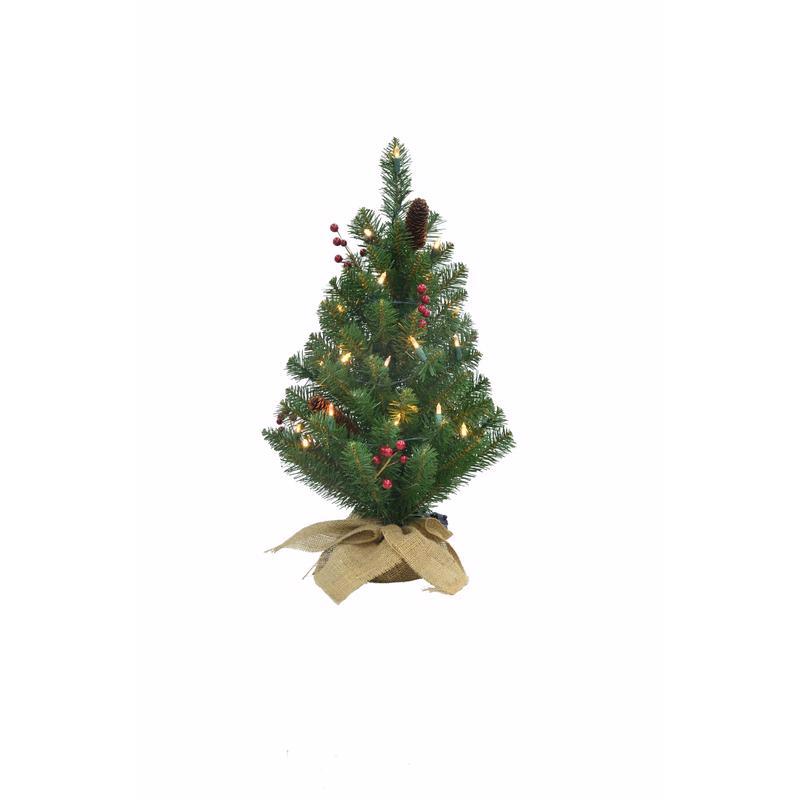 CELEBRATIONS - Celebrations 2 ft. Full Incandescent 35 ct Table Top Christmas Tree - Case of 4 [TCWT20P00A]