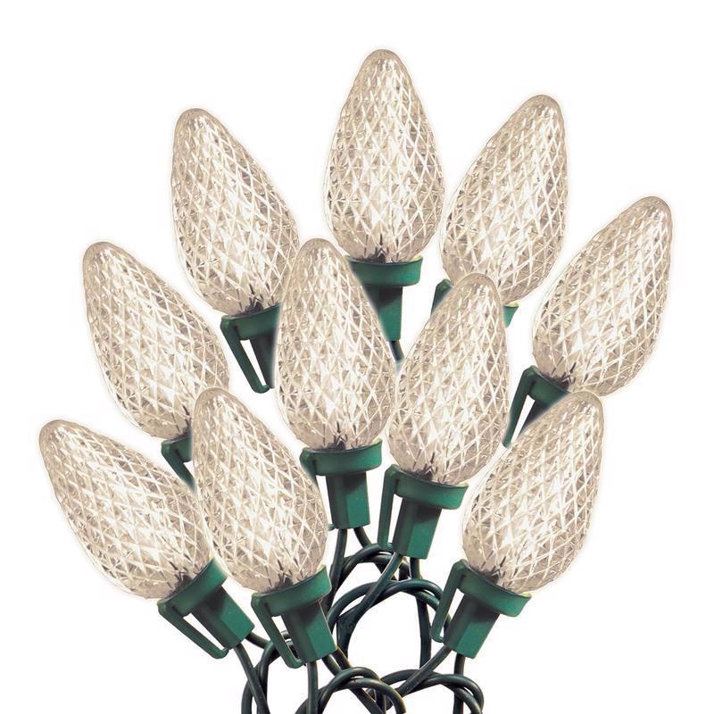 CELEBRATIONS - Celebrations Blue LED C9 Warm White 75 ct String Christmas Lights 49 ft. - Case of 4