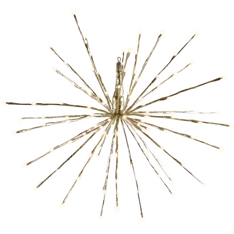 CELEBRATIONS - Celebrations Platinum LED Gold Radiant Blast 24 in. Hanging Decor