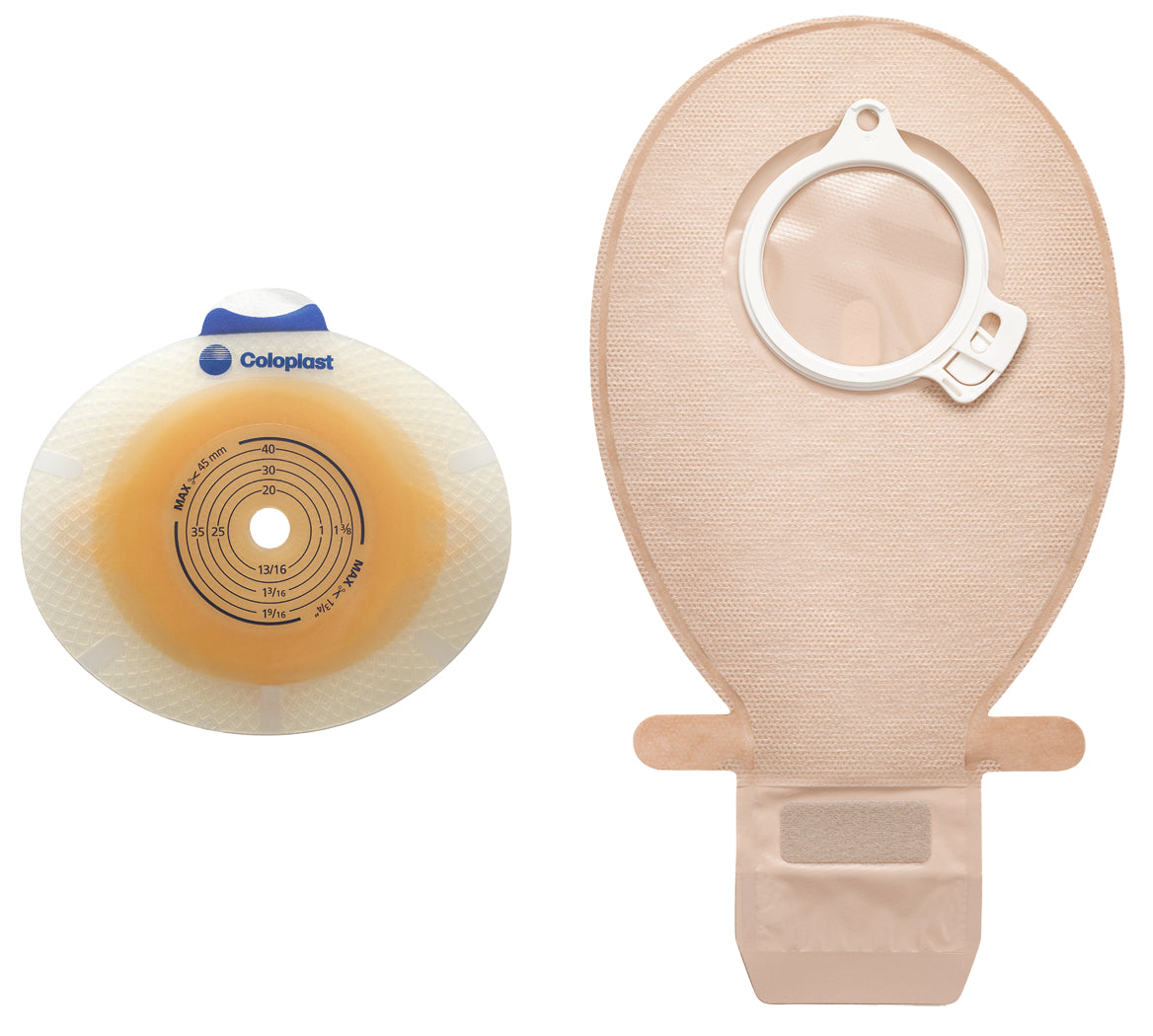 Coloplast - Ostomy Pouch SenSura® Click Two-Piece System 7 Inch Length, Midi Without Barrier Closed End [30/BX] (681709_BX)