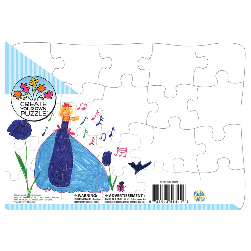 COBBLE HILL - Cobble Hill Create Your Own Jigsaw Puzzle Cardboard/Paper 20 pc