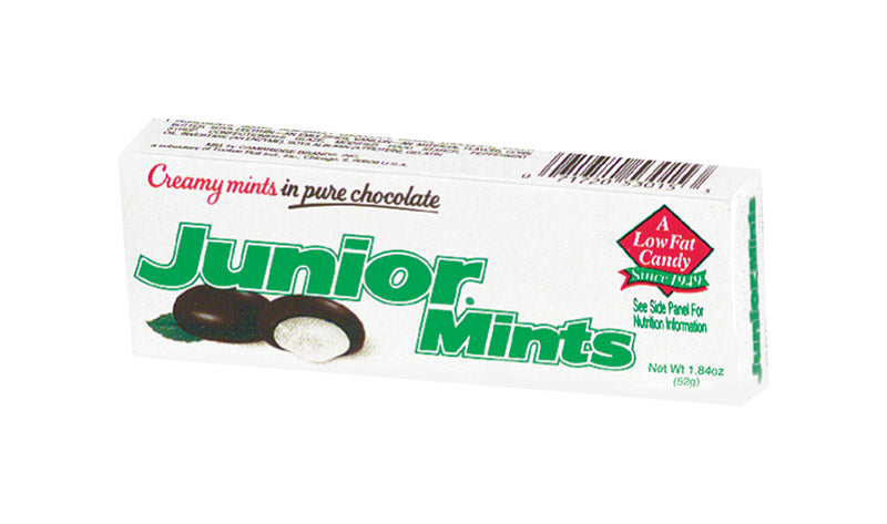 JUNIOR MINTS - Junior Mints Chocolate, Mint Candy 1.84 oz - Case of 24
