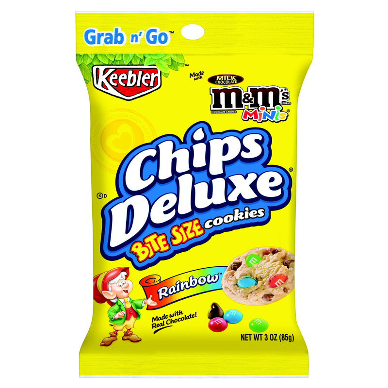 KEEBLER - Keebler Chocolate Chip and M&M Cookies 3 oz Bagged - Case of 6