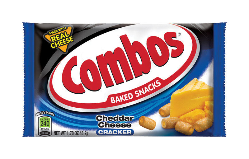 COMBOS - Combos Cheddar Cheese Crackers 1.7 oz Packet - Case of 18
