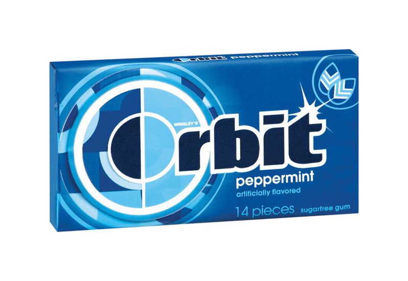 ORBIT - Orbit Sugar Free Peppermint Chewing Gum 14 pc - Case of 12