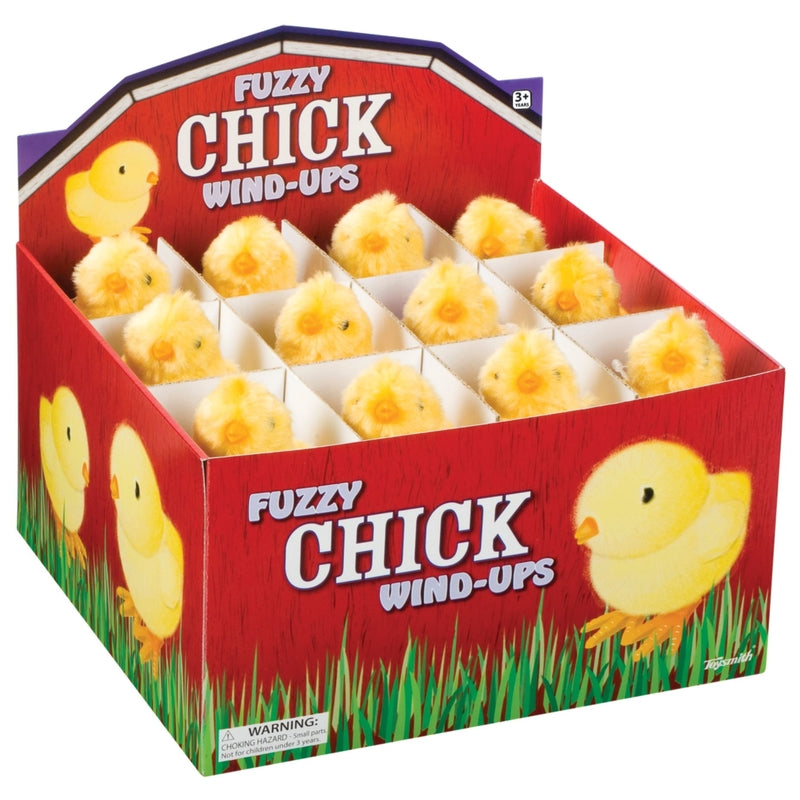 TOYSMITH - Toysmith Fuzzy Chick Wind Up Toy Plastic 1 pk - Case of 24