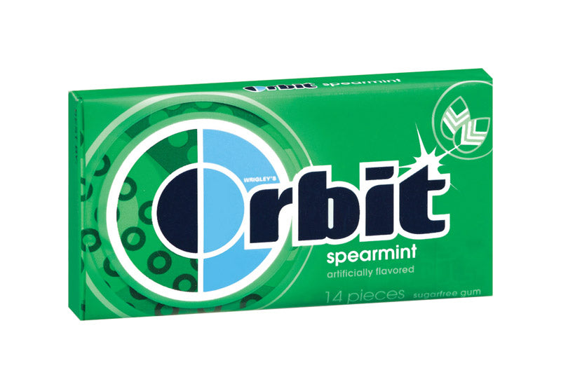 ORBIT - Orbit Sugar Free Spearmint Chewing Gum 14 pc - Case of 12