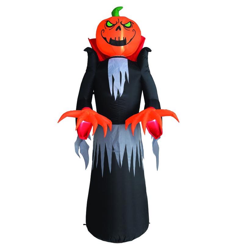 CELEBRATIONS - Celebrations Four Season 8 ft. LED Prelit Spinning Pumkin Head Inflatable