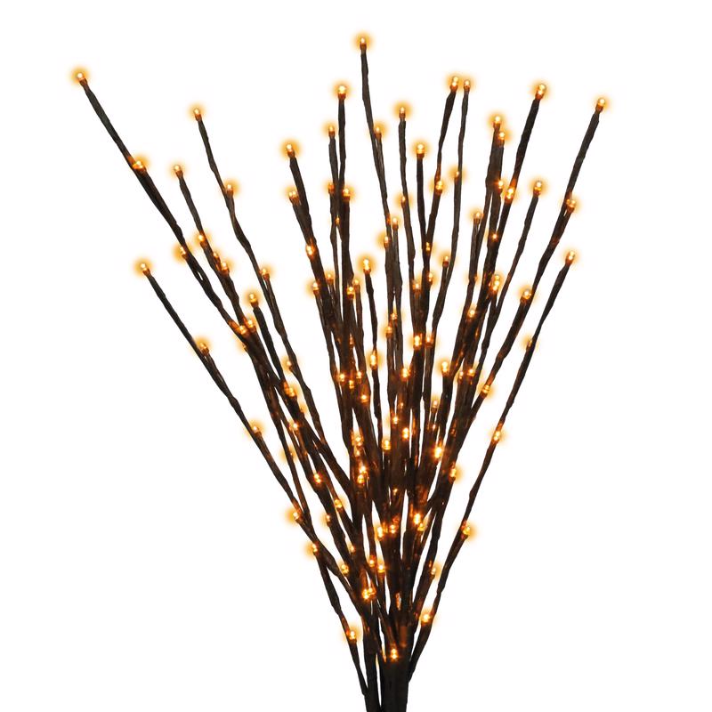 CELEBRATIONS - Celebrations Halloween Orange 32 in. LED Prelit Burst Halloween Decor