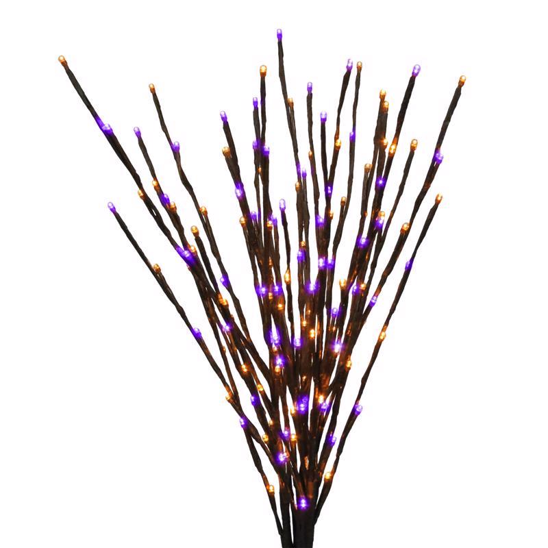 CELEBRATIONS - Celebrations Halloween Orange/Purple 32 in. LED Prelit Burst Halloween Decor