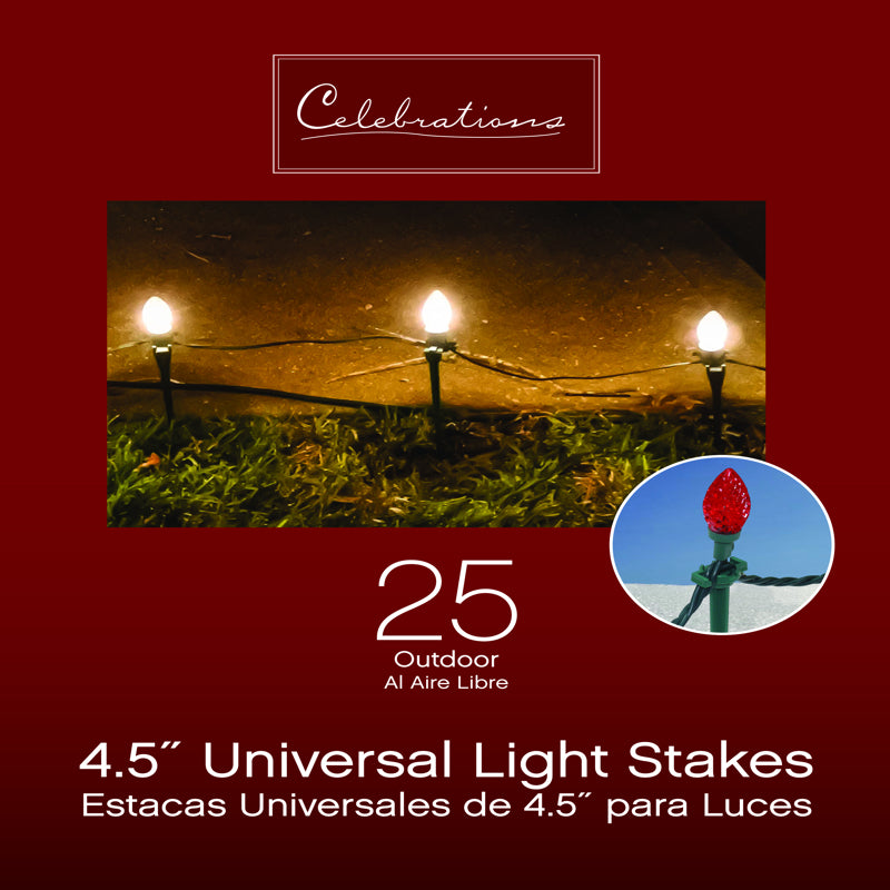 CELEBRATIONS - Celebrations Outdoor Light Stake 25 ct [73000-25GACP]