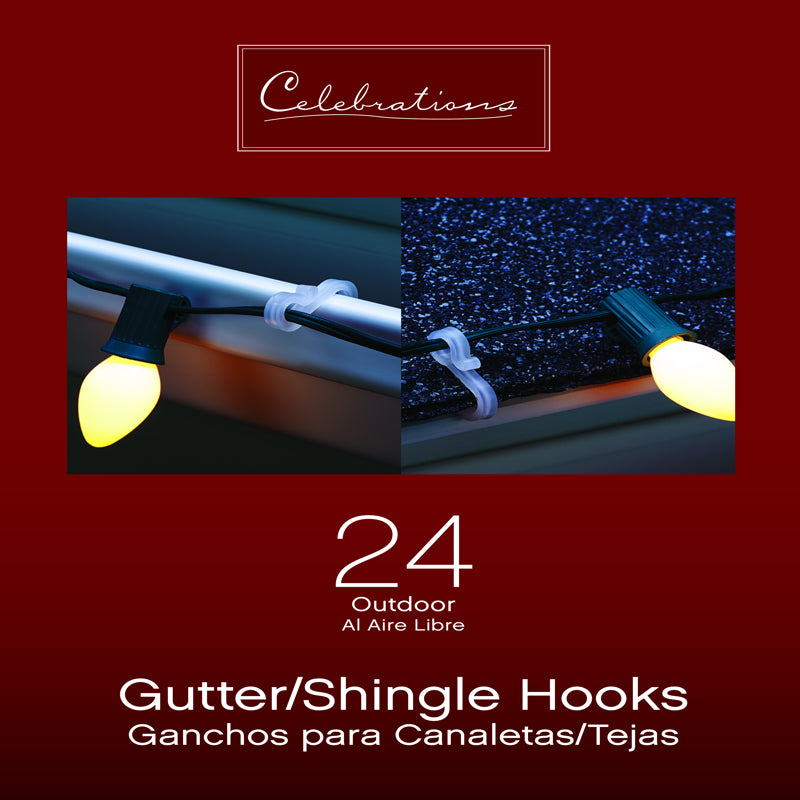 CELEBRATIONS - Celebrations Outdoor Light Clip 24 pc