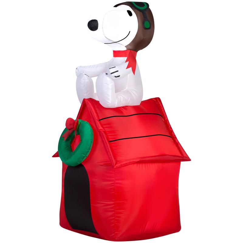 GEMMY - Gemmy LED Snoopy on House 3.5 ft. Inflatable