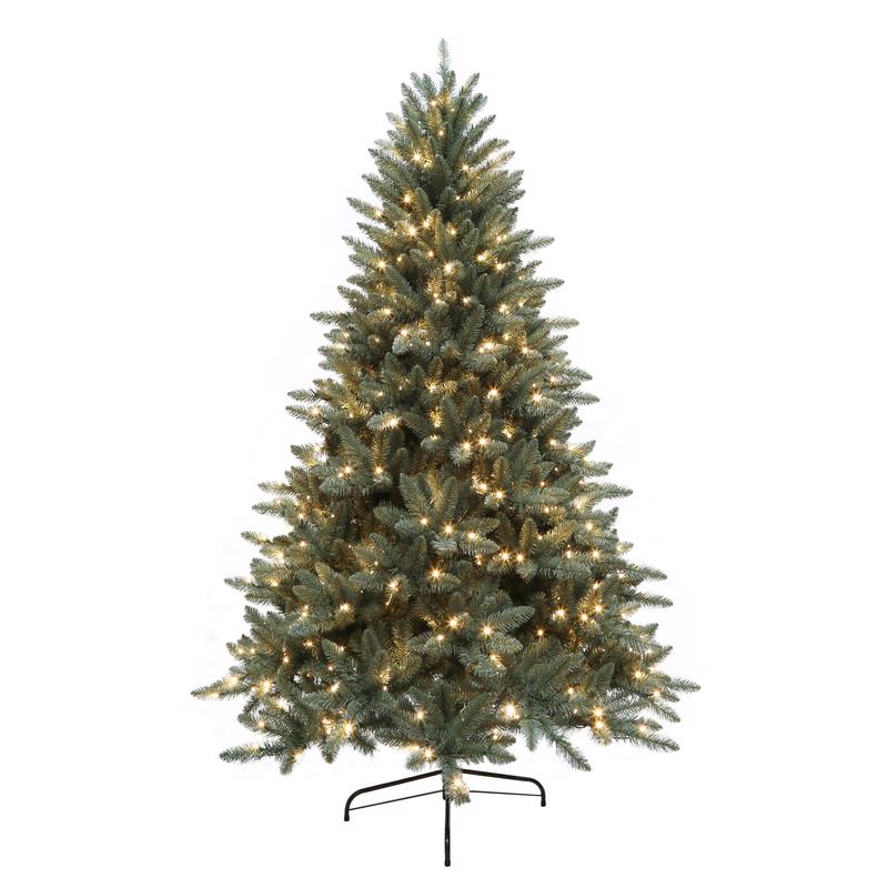 CELEBRATIONS - Celebrations 7 ft. Full LED 500 lights Forest Green Pine Christmas Tree