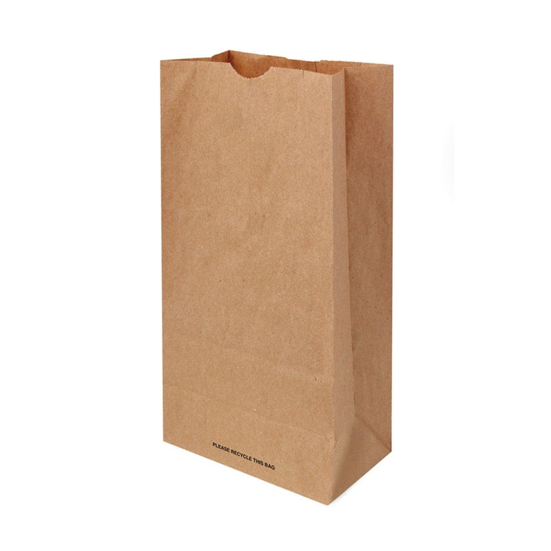 TOOLWORKS INTERNATIONAL - Paper Bags Paper Brown Shopping Bag Recycled 400 pk 11 in. H X 3 in. W X 5 in. L