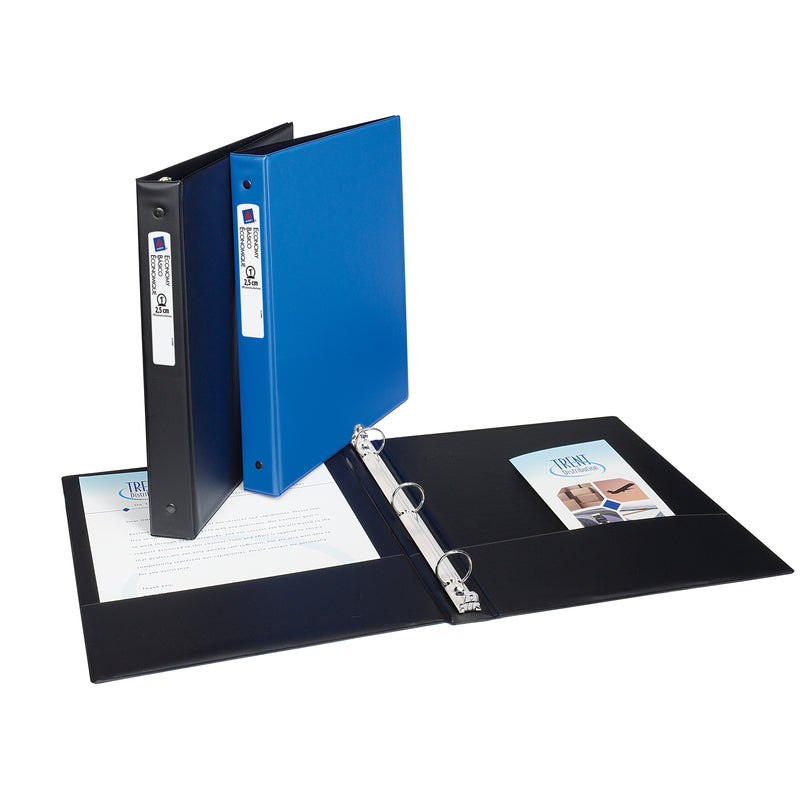 AVERY - Avery 8-1/2 in. W X 11 in. L Round Ring Assorted Non-View Binder