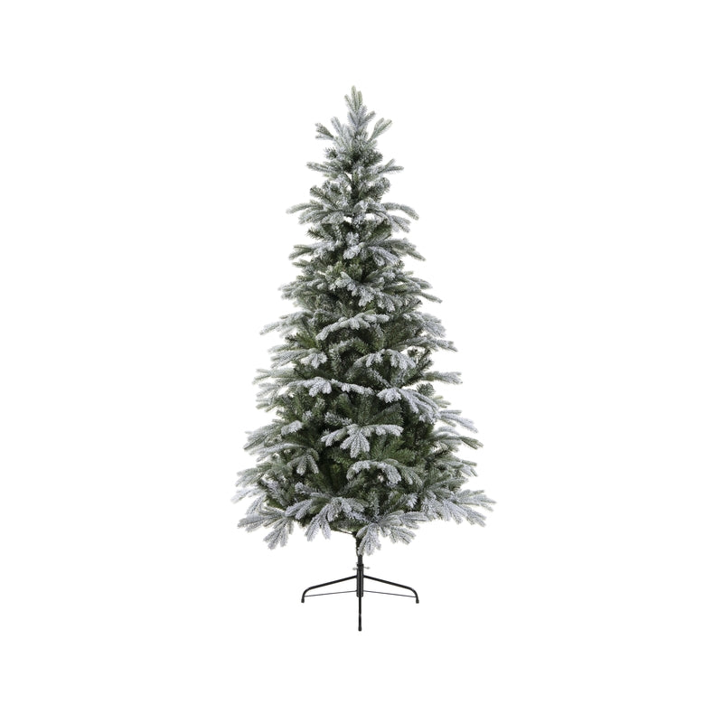 CELEBRATIONS - Celebrations 7 ft. Full LED 460 lights Frosted Sunndal Fir Christmas Tree