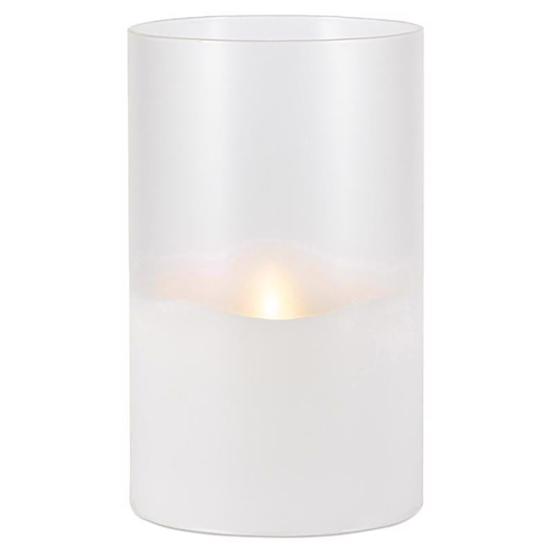 EVERLASTING GLOW - Everlasting Glow White No Scent Scent Flameless Hand Poured Candle - Case of 6 [45605]
