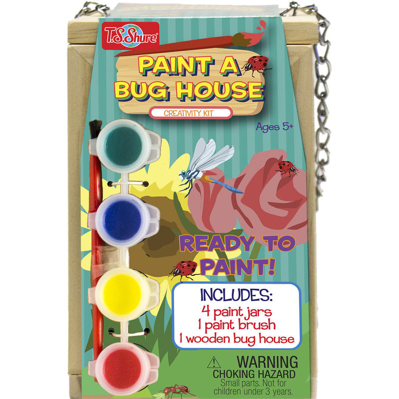 T.S. SHURE - T.S. Shure Paint A Bug House Kit Wood 6 pc - Case of 6