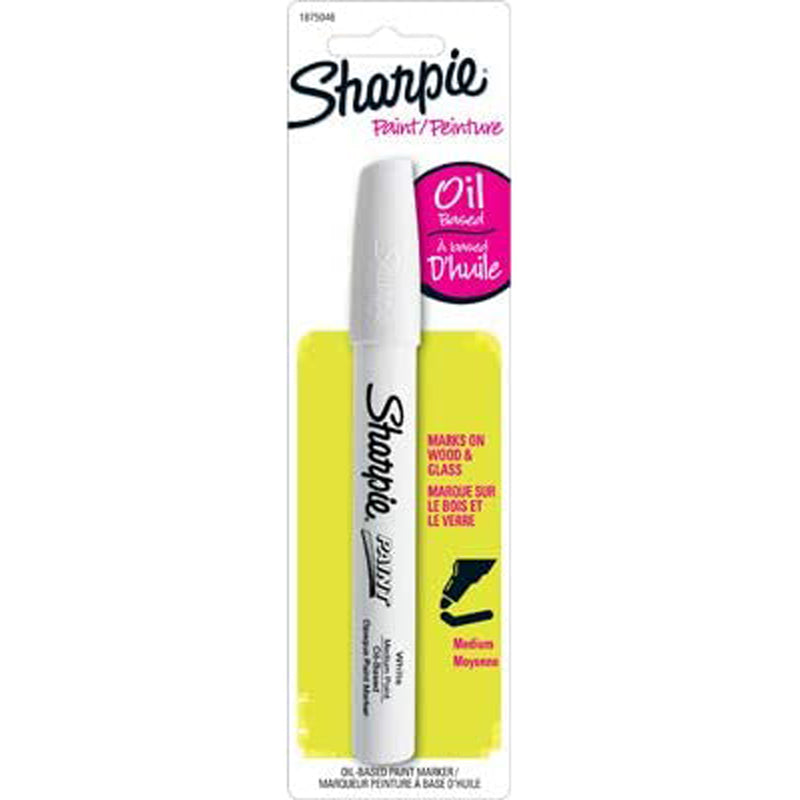 SHARPIE - Sharpie White Medium Tip Paint Marker 1 pk - Case of 6