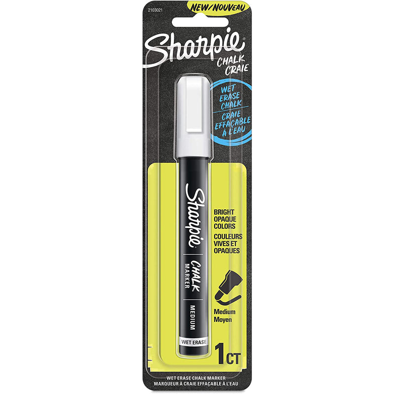 SHARPIE - Sharpie White Medium Tip Chalk Marker 1 pk