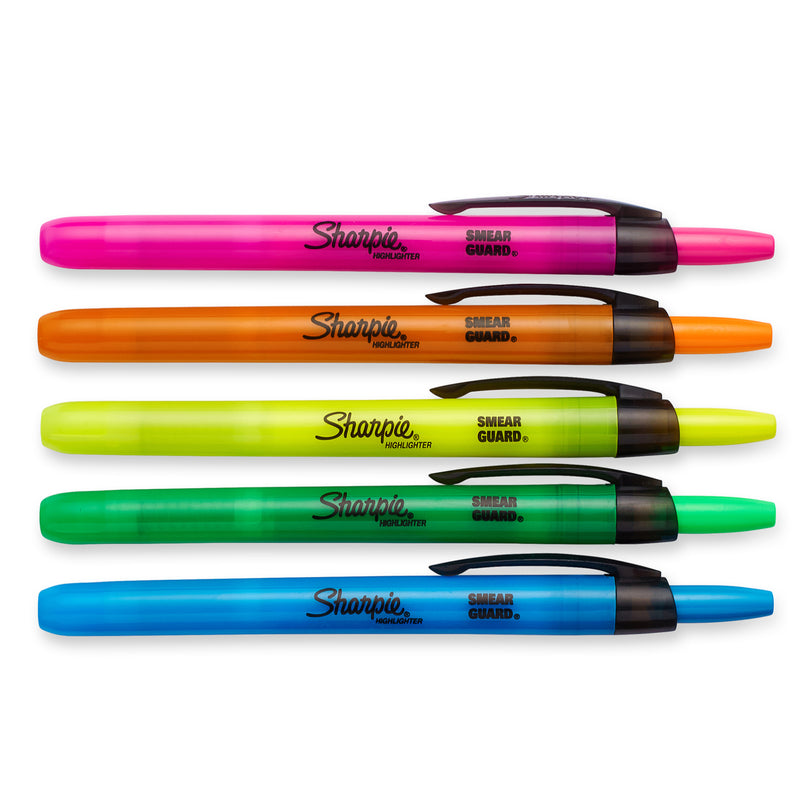 SHARPIE - Sharpie Assorted Retractable Pen 5 pk