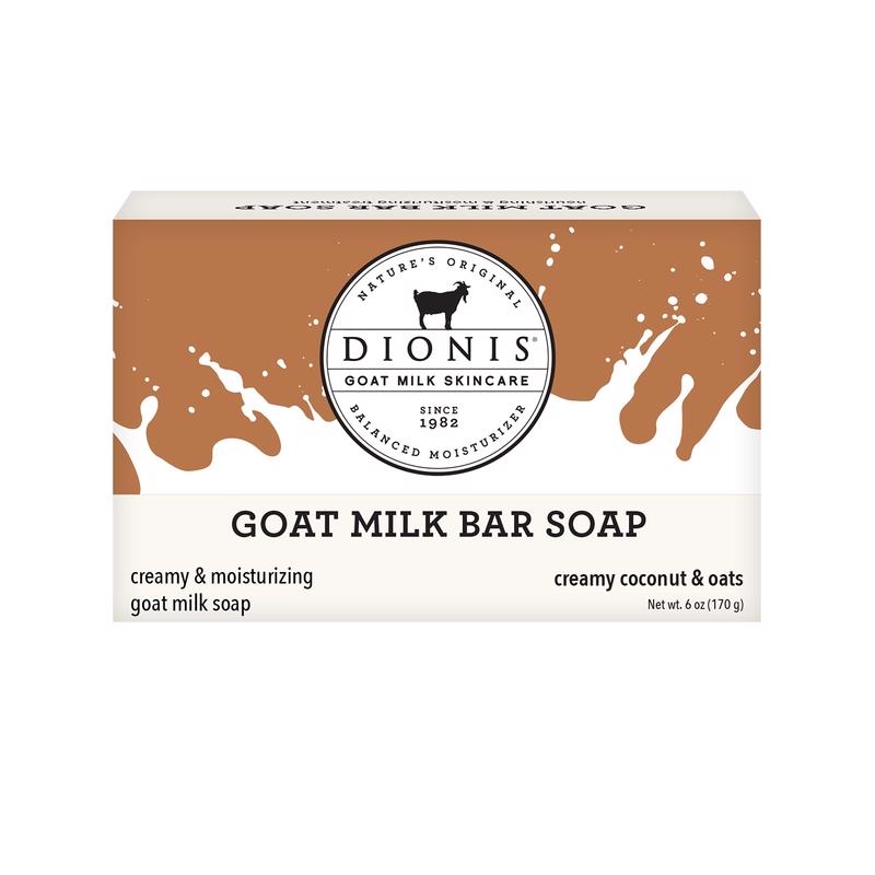 DIONIS - Dionis Goat Milk Creamy Coconut & Oats Scent Soap Bar 6 oz 1 pk