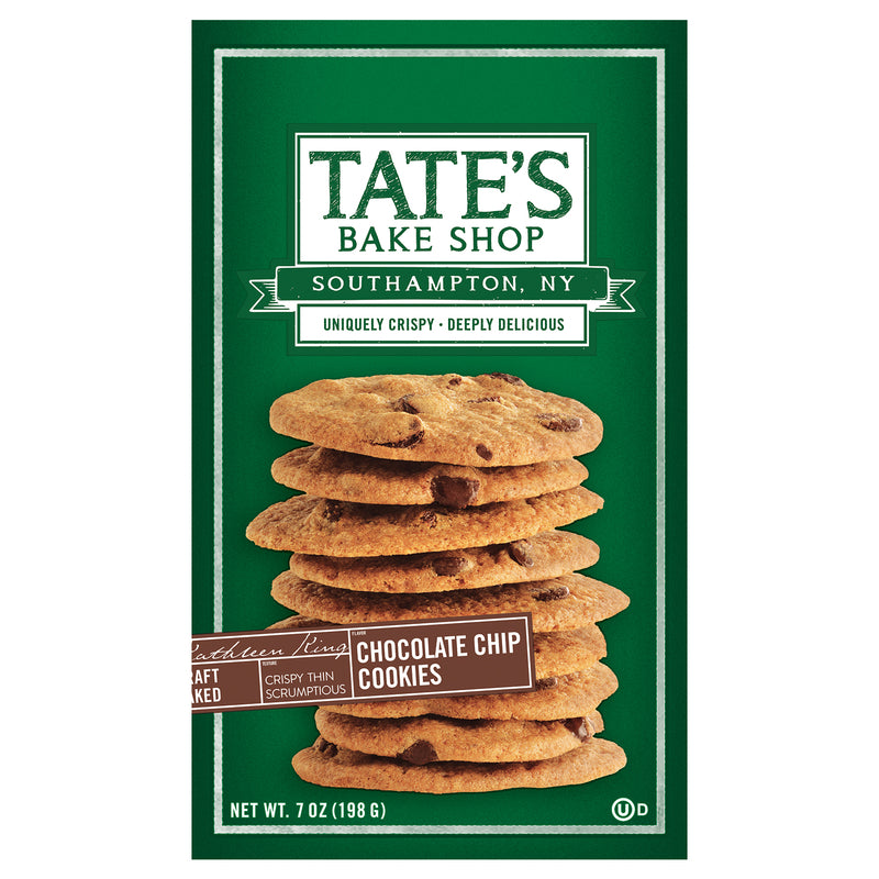 TATE'S BAKE SHOP - Tate's Bake Shop Chocolate Chip Cookies 7 oz Bagged - Case of 6