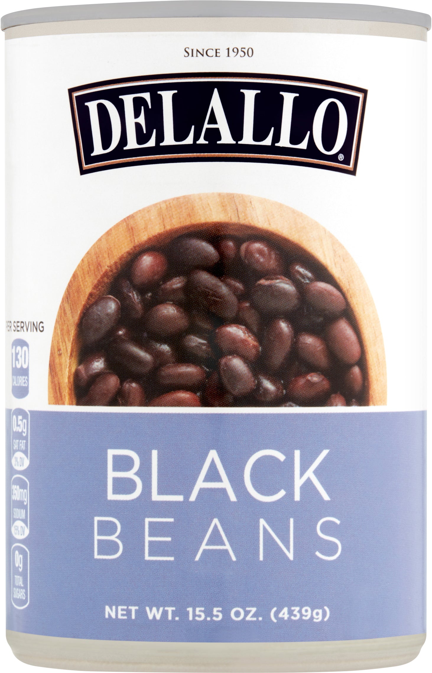 DELALLO BEAN BLACK 15.500 OZ - Case of 12