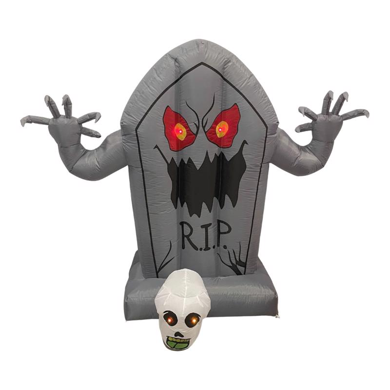 CELEBRATIONS - Celebrations 5 ft. Prelit RIP Tombstone Inflatable