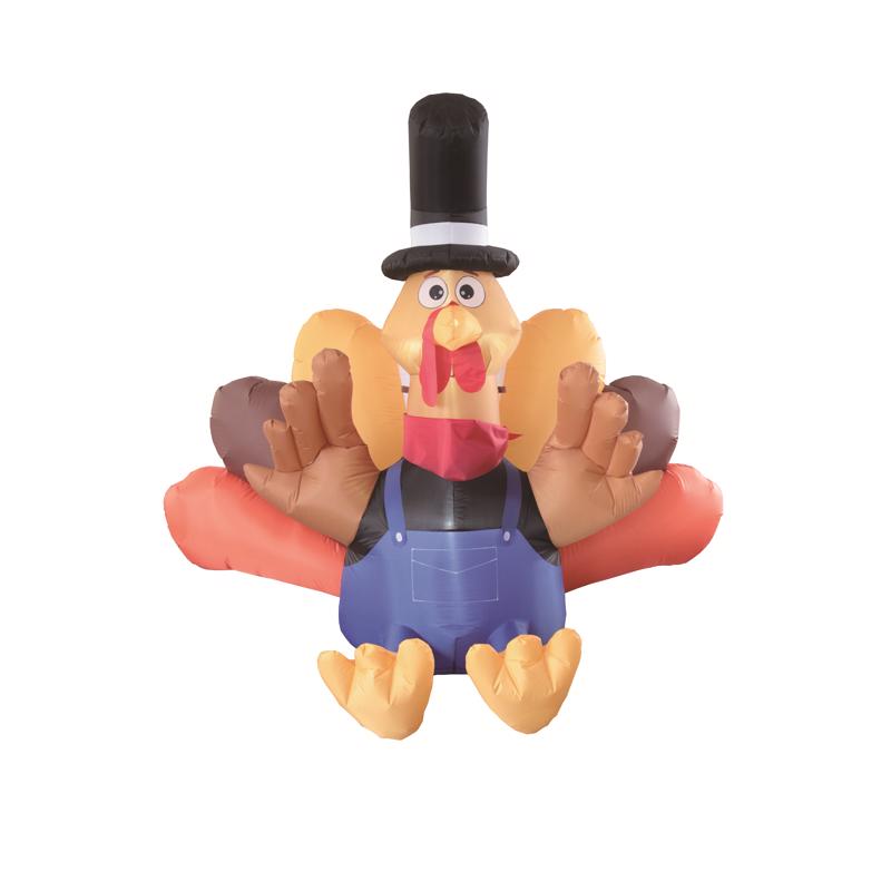 CELEBRATIONS - Celebrations 6 ft. Prelit Turkey Inflatable