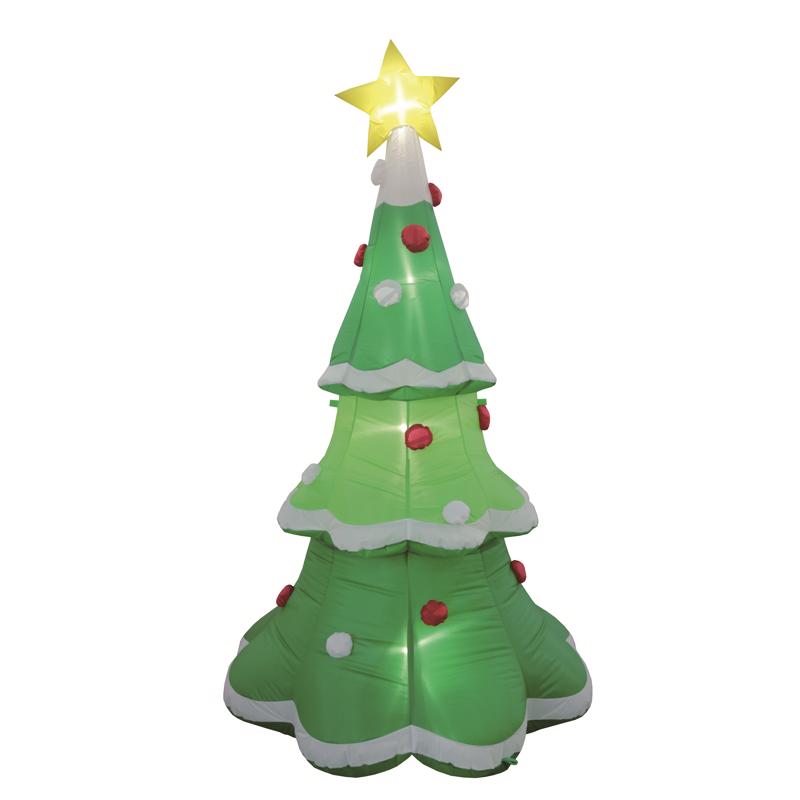 CELEBRATIONS - Celebrations Green Tree w/ Star 7.5 ft. Inflatable