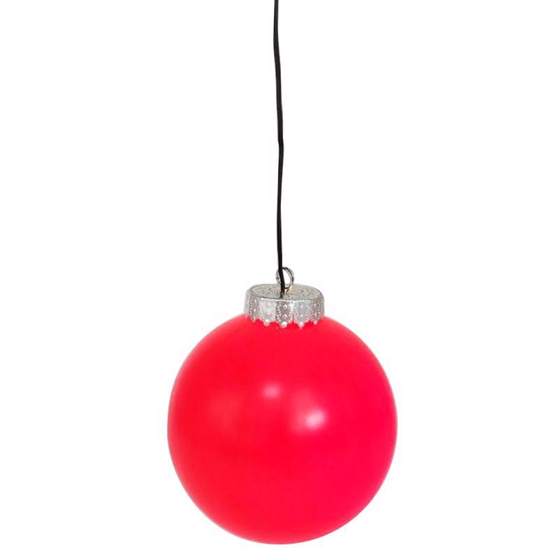 CELEBRATIONS - Celebrations LED Red Ornament 5 in. Hanging Decor