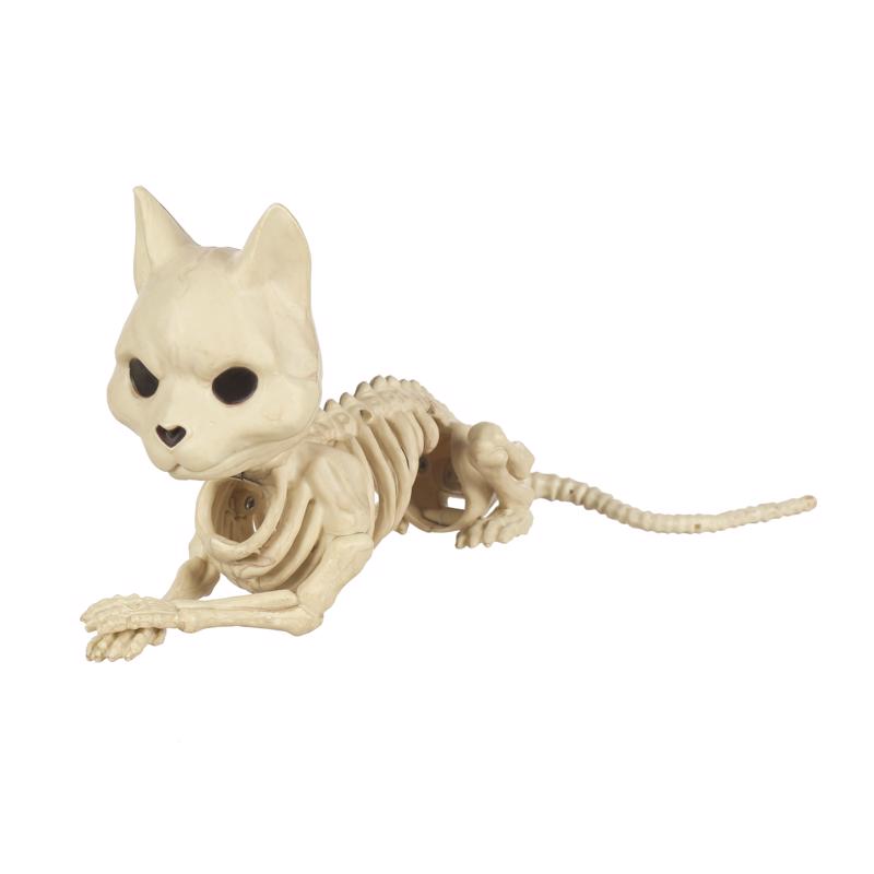 SEASONS USA - Seasons 5 in. Skeleton Cat Halloween Decor