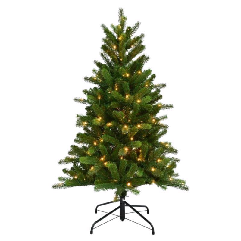 CELEBRATIONS - Celebrations 4 ft. Pencil LED 150 ct Grand Illume Color Changing Christmas Tree