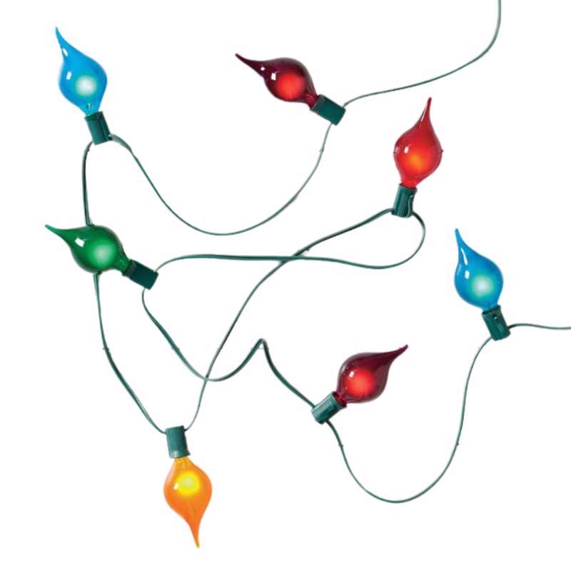 CELEBRATIONS - Celebrations Incandescent Multicolored 15 ct String Christmas Lights 15 ft.