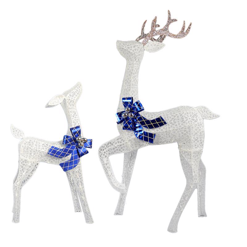 CELEBRATIONS - Celebrations LED Glittery Buck and Fawn 24 in. Yard Decor