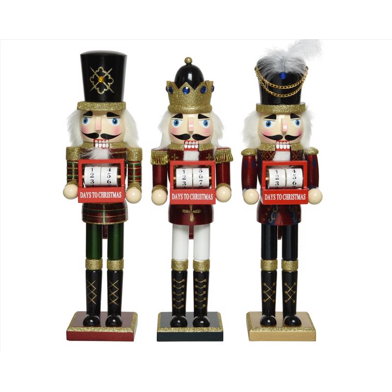 DECORIS - Decoris Multicolored Assorted Nutcracker 15 in.