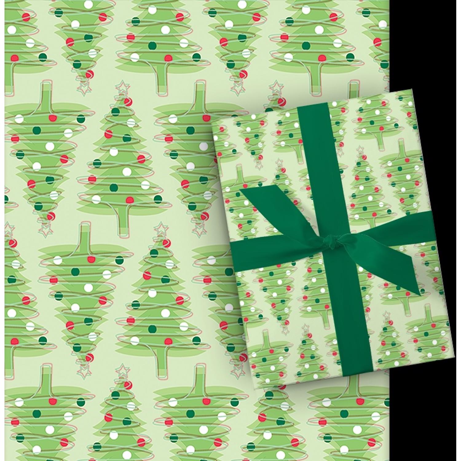 Paper Images Multi-Color Christmas Gift Wrap - Case of 36