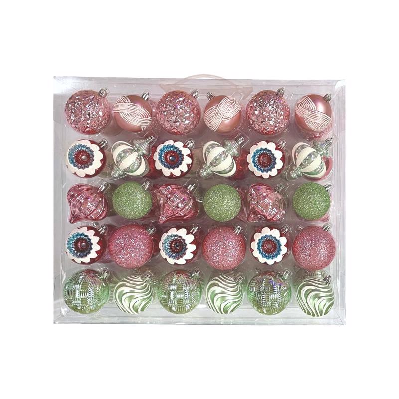 CELEBRATIONS - Celebrations Home Assorted Ball Ornaments 2 in. - Case of 4